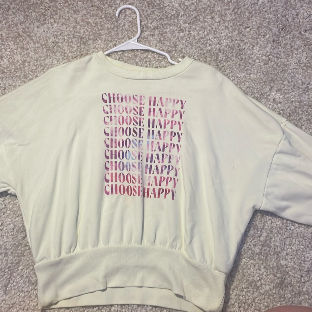 Choose happy sweatshirt
